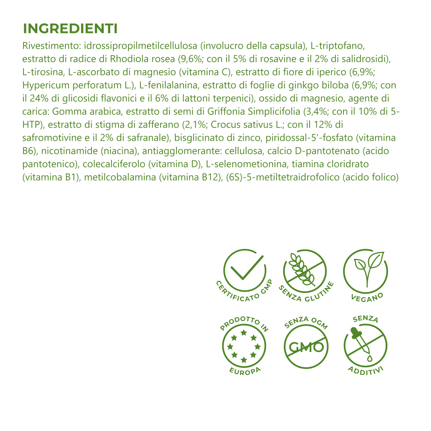 Ginkgo Biloba 6600mg Senza Magnesio Stearato, 365 Compresse per 1 Anno, 50:1 Est