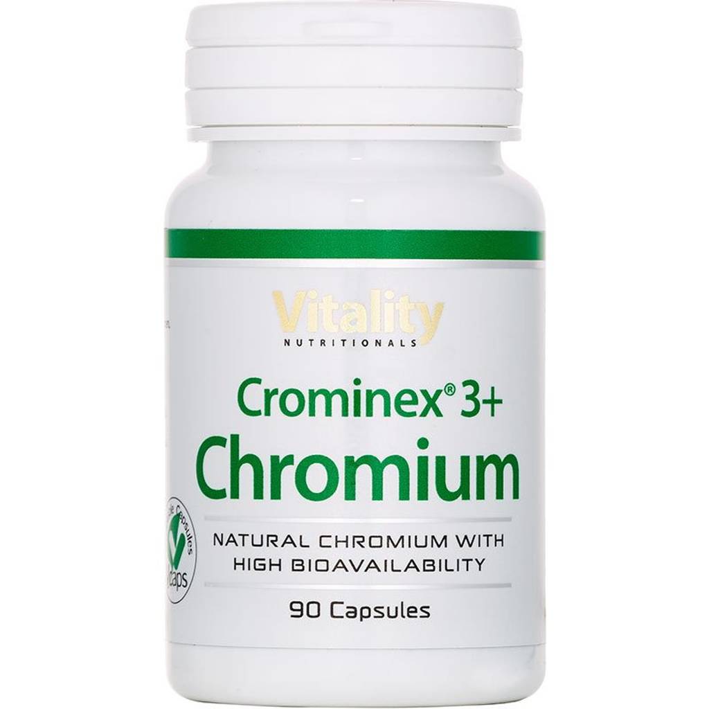 Crominex 3+ Chromium 200mcg - 90  Capsules