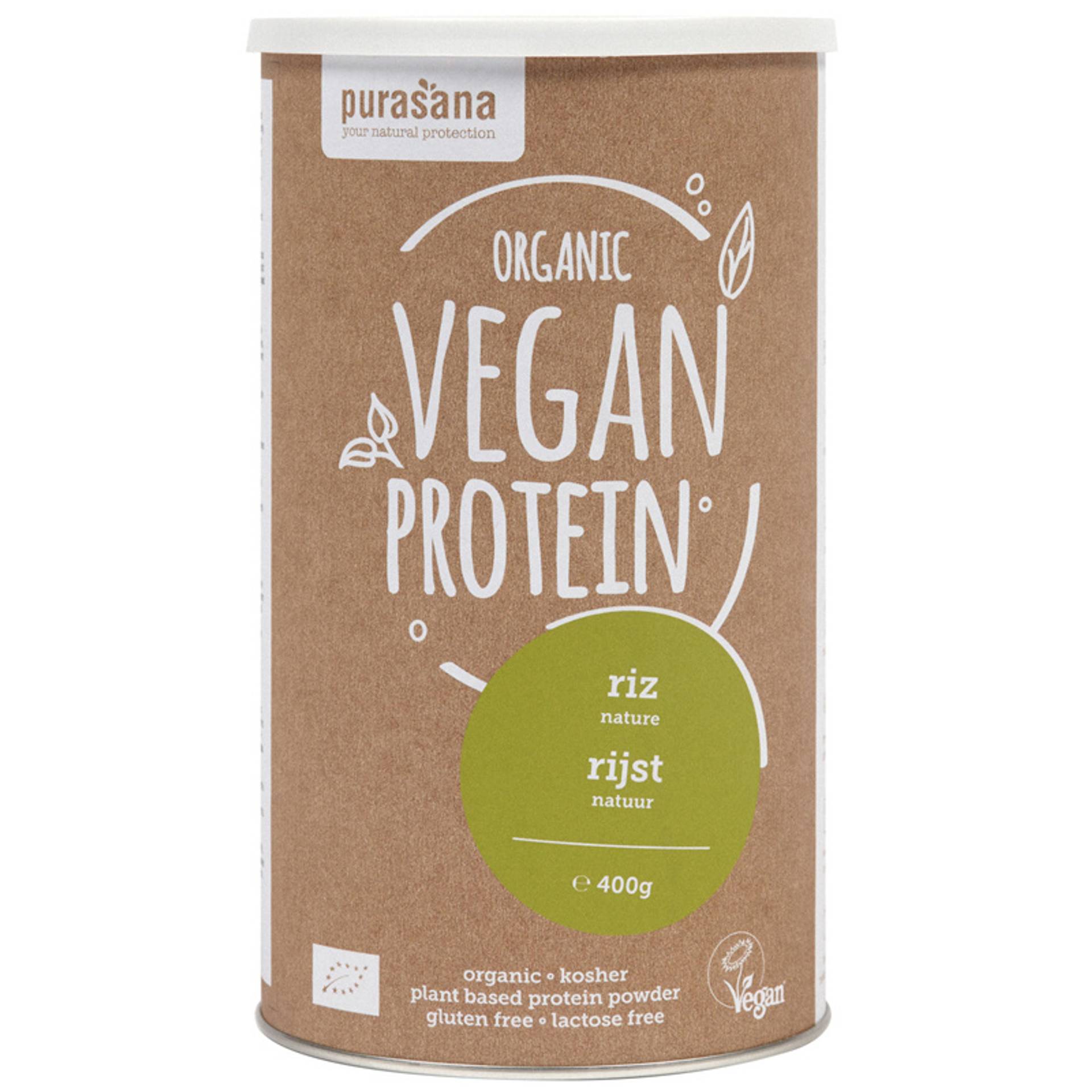 Veganer Bio Proteinshake Reisprotein Neutral