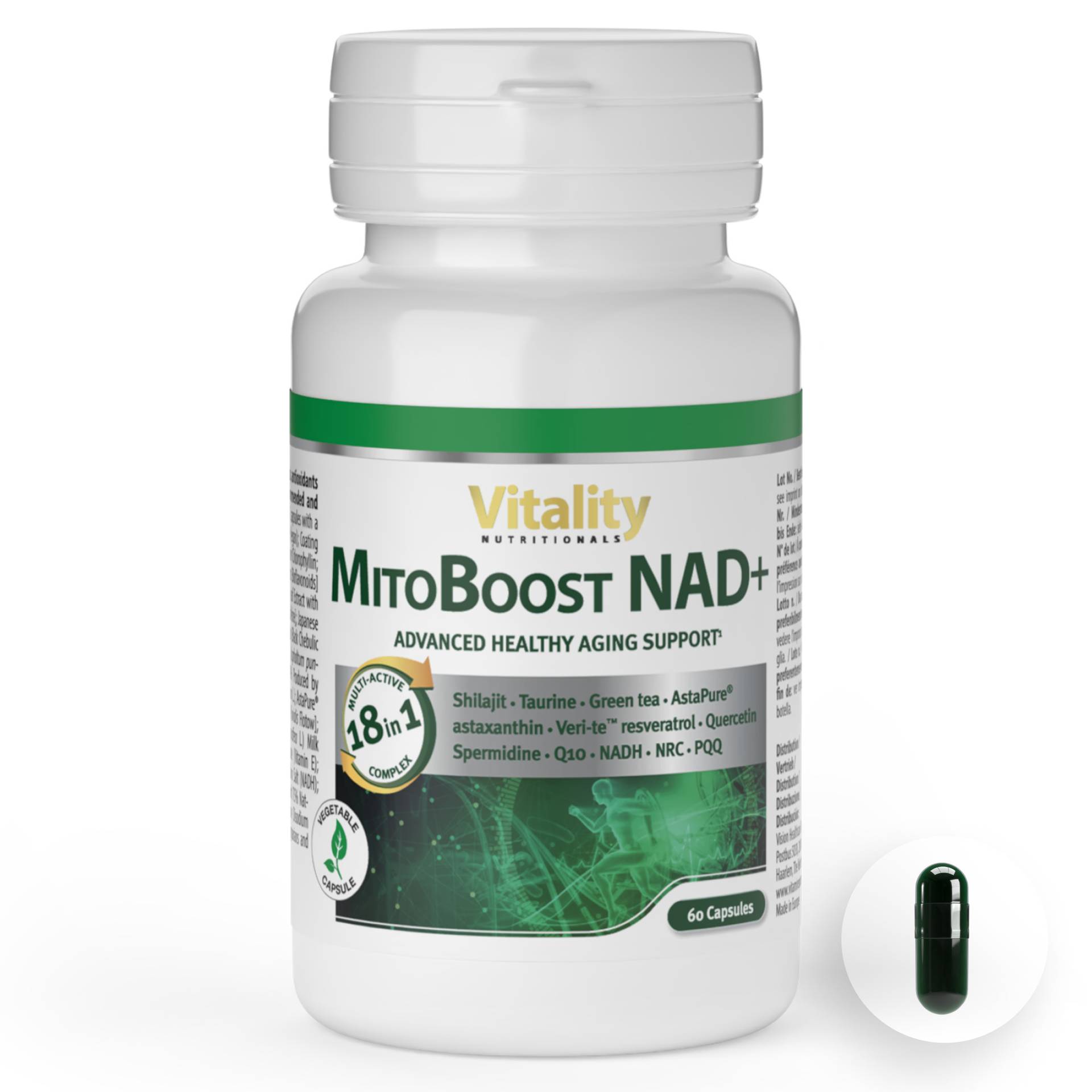 MitoBoost NAD+ Supporto naturale per un invecchiamento sano