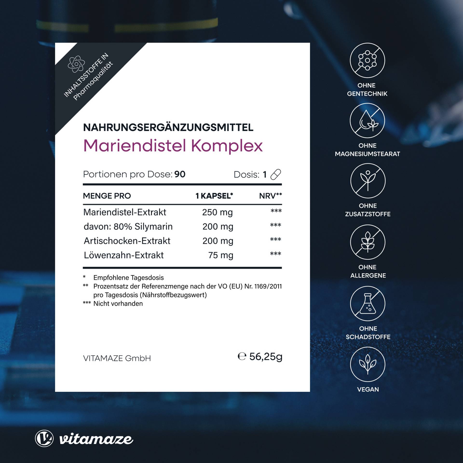 vitamaze_Mariendistel_Artischocke_Löwenzahn_Inhaltsstoffe