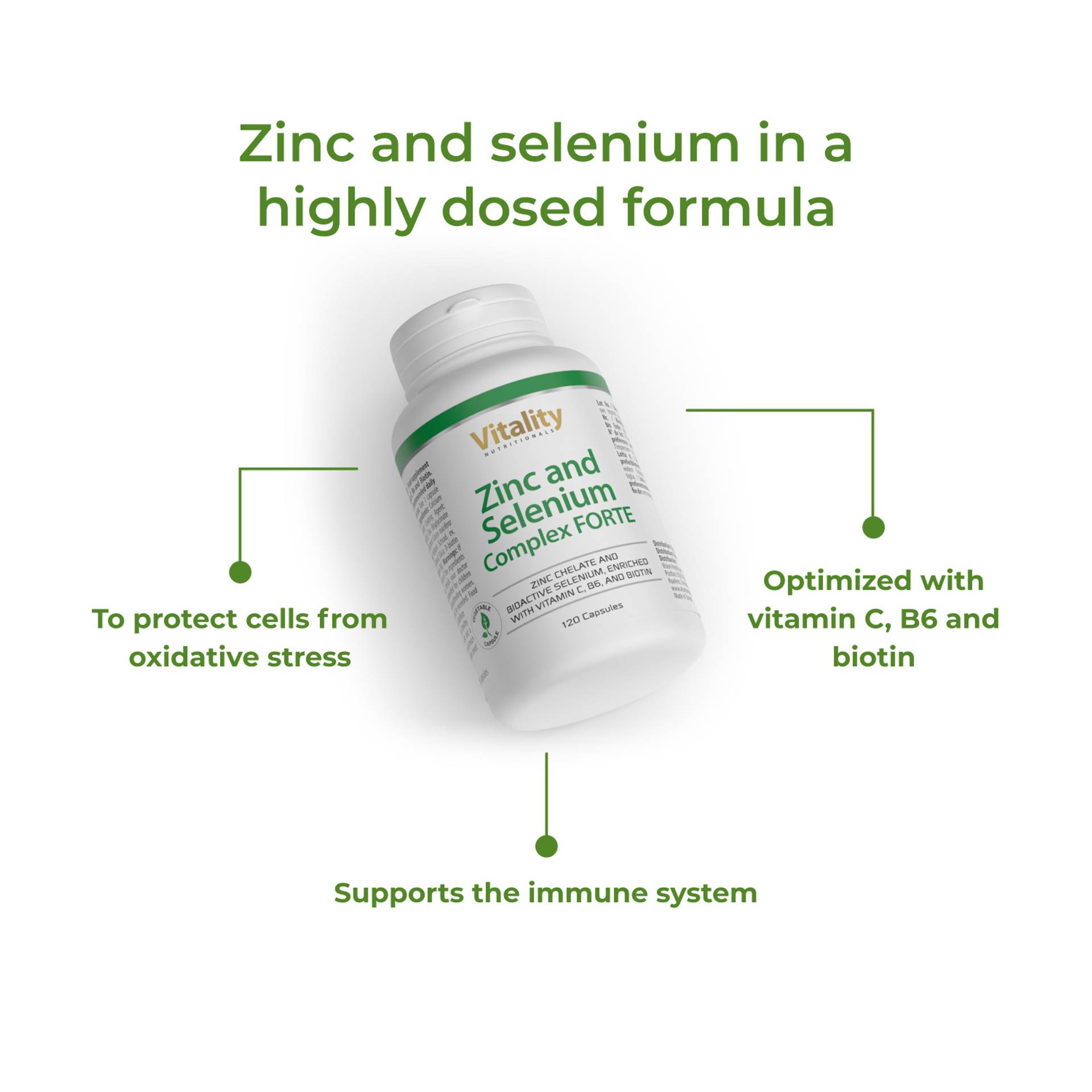 Zinc and Selenium Complex FORTE Zinco e selenio in una formula altamente dosata