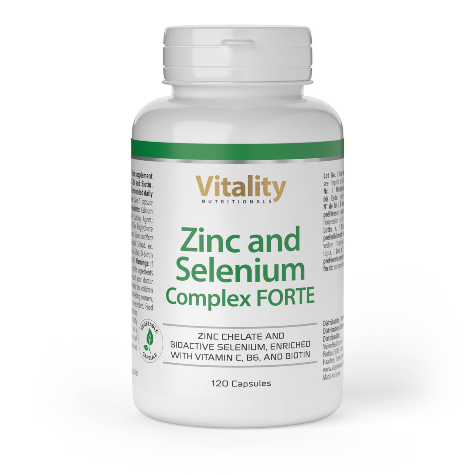 Zinc and Selenium Complex FORTE Für Vegetarier und Veganer geeignet