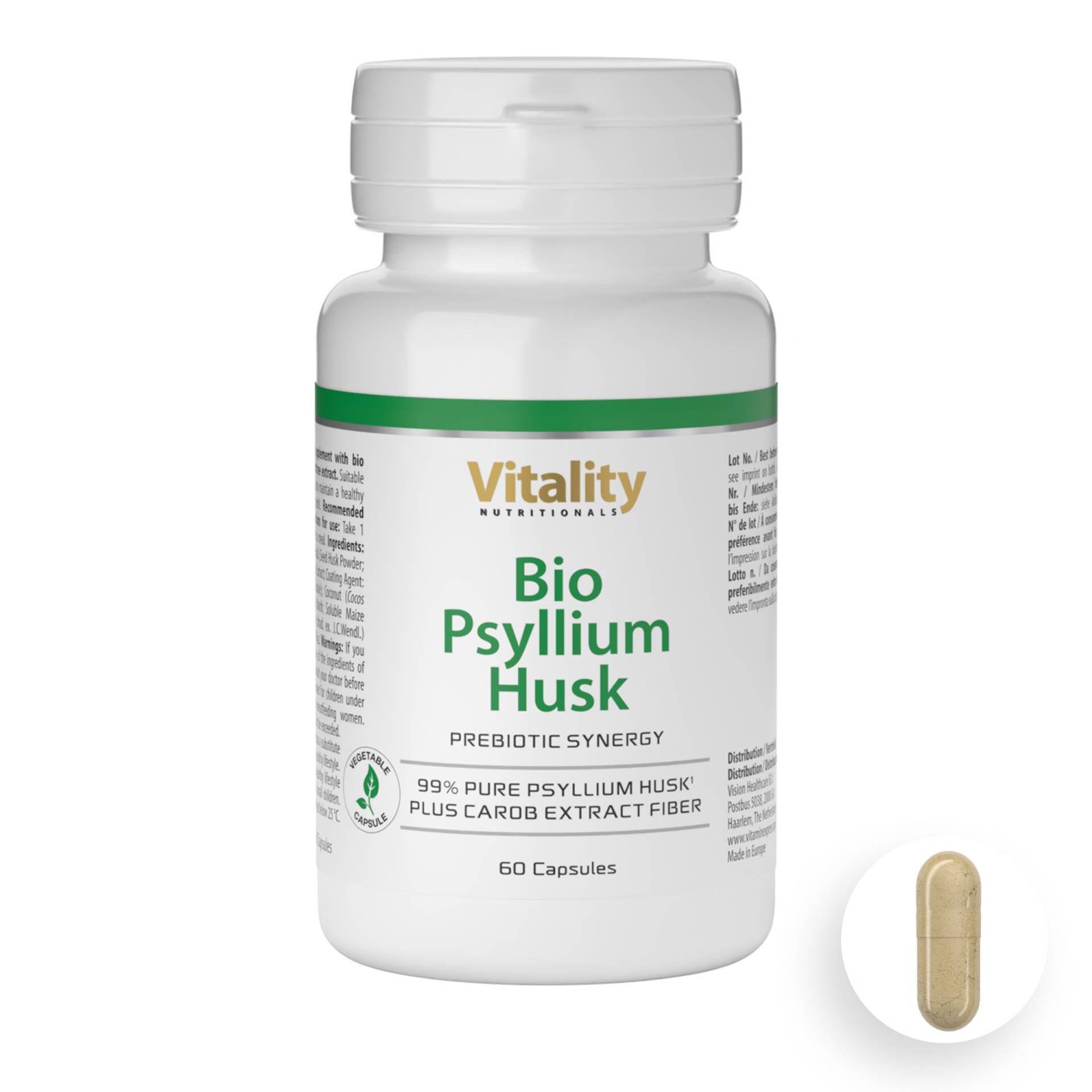 Bio Psyllium Husk High-dose dietary fiber complex