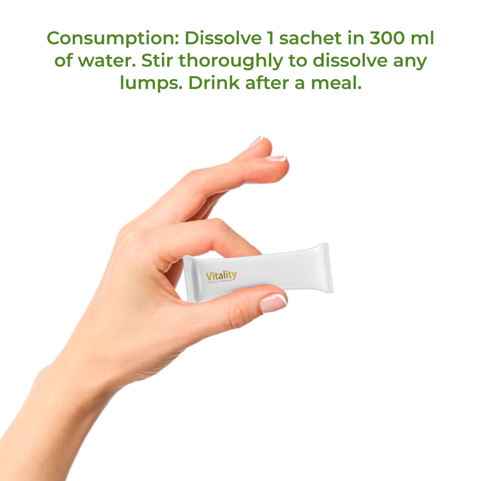 Hydrolyte Synergy FORTE Consumption: Dissolve 1 sachet in 300 ml of water.