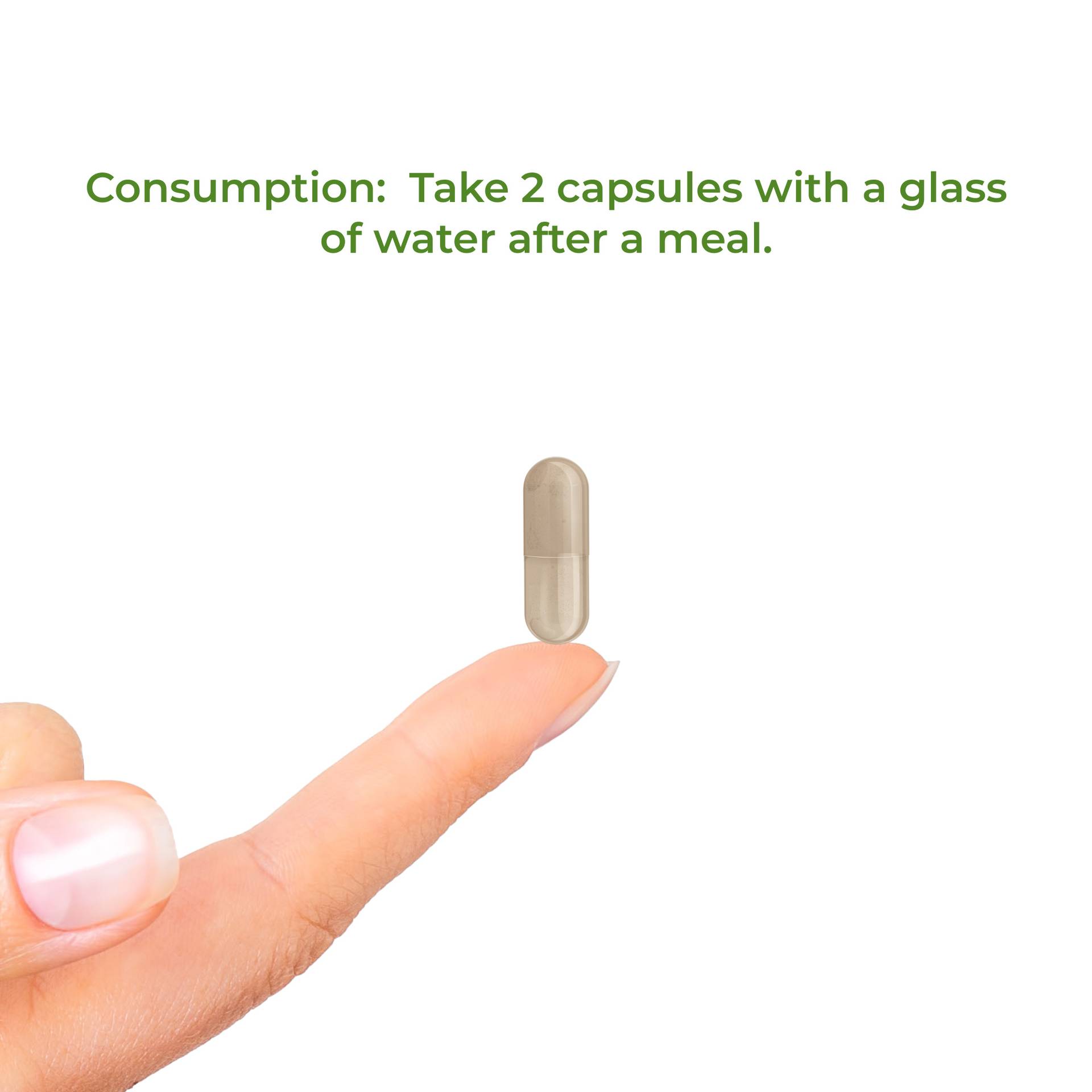 Libido Alpha Pro take 2 capsules with a glass of water after a meal