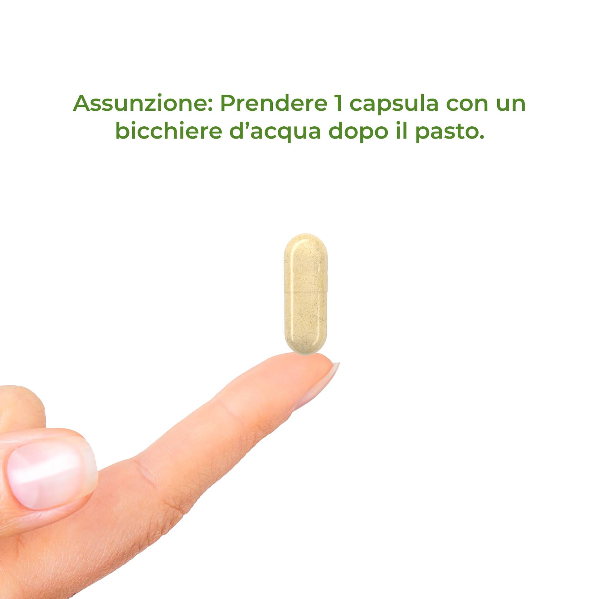 Dandelion Royal Assunzione: Prendere 1 capsula con un bicchiere d’acqua dopo il pasto.