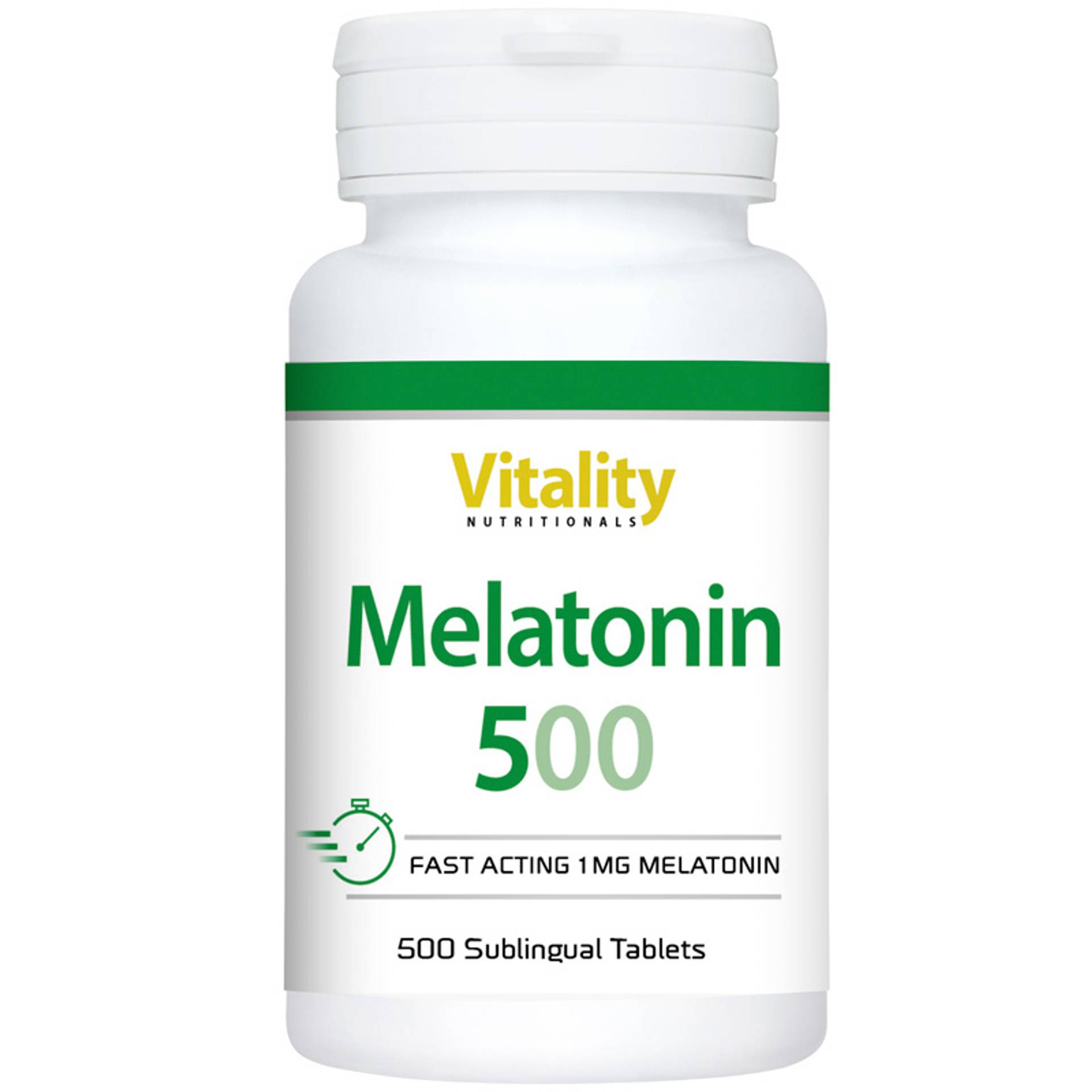 Melatonin 1mg Sublingual Lutschtabletten, 500 Stk.