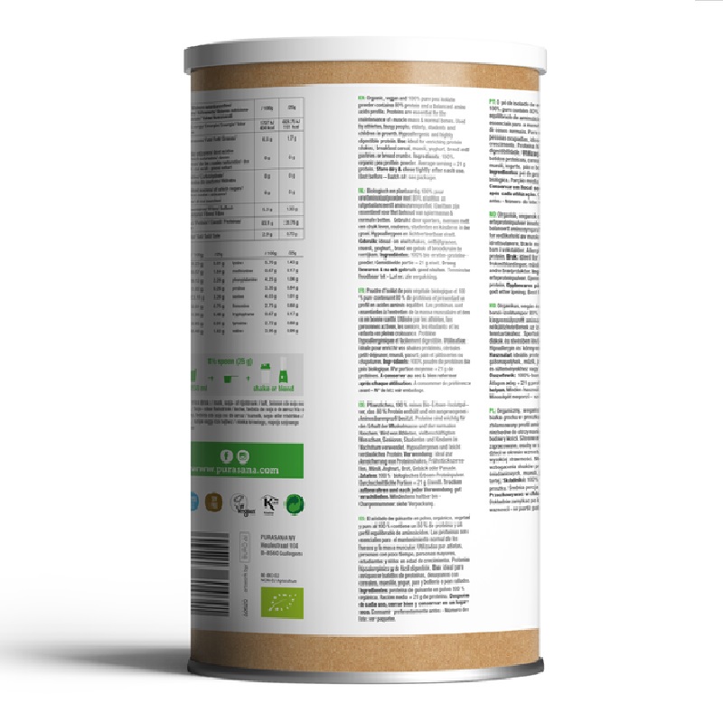 Thumbnail - Veganer Bio Erbsen Protein Shake Neutral