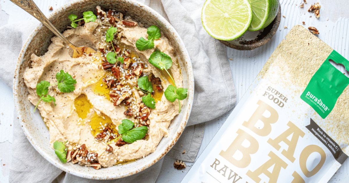 Hummus with Baobab Recipe | Tasty & Healthy Snacking