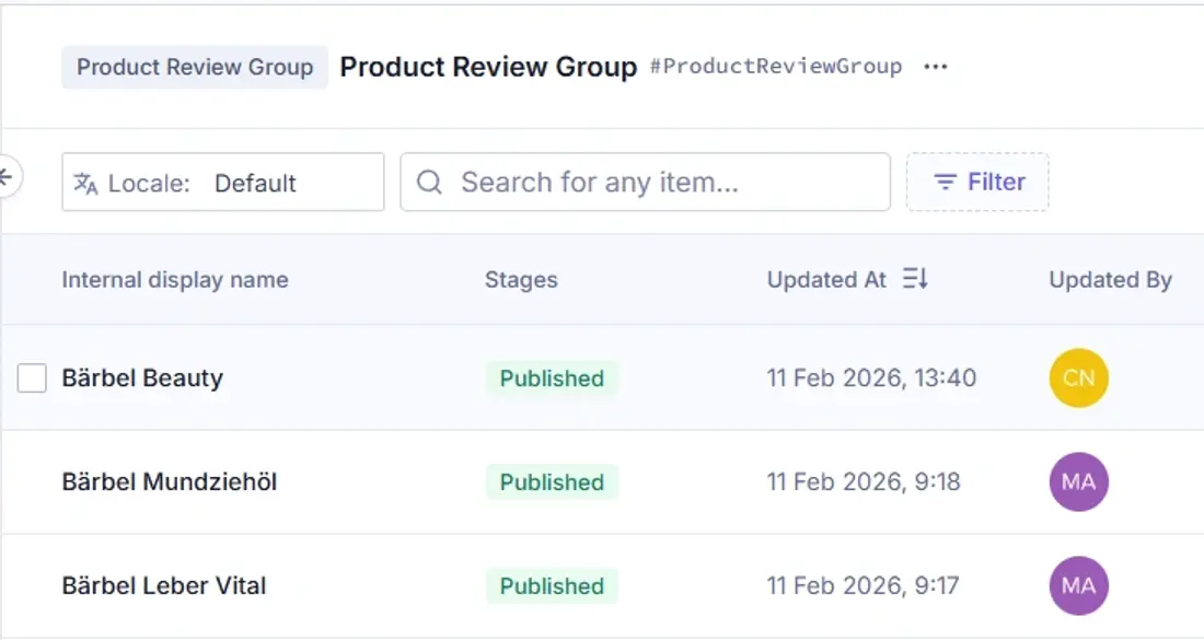 Product Review Group