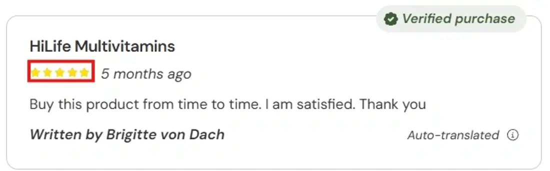 Rating