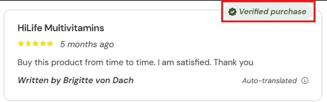 Is Verified