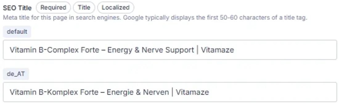 SEO Title