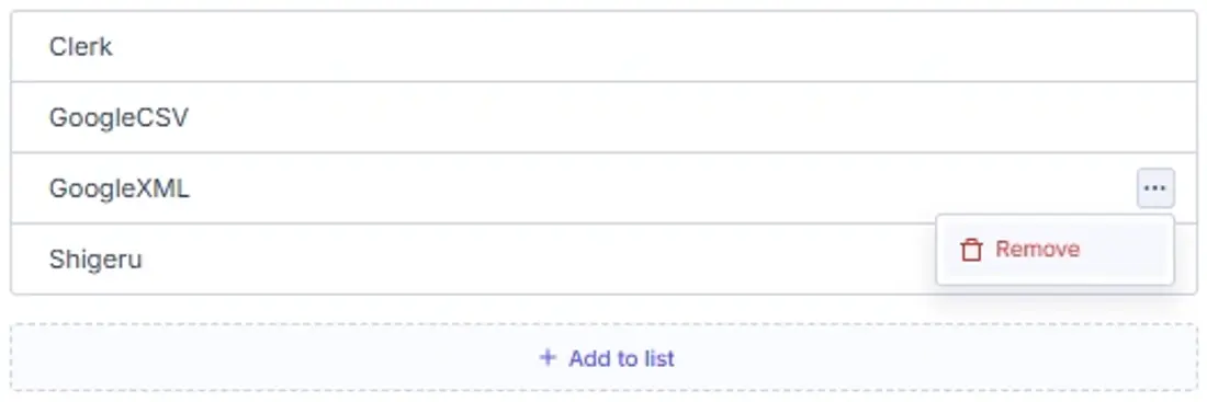 Enable in Feeds