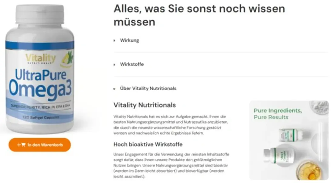 Product Details Section