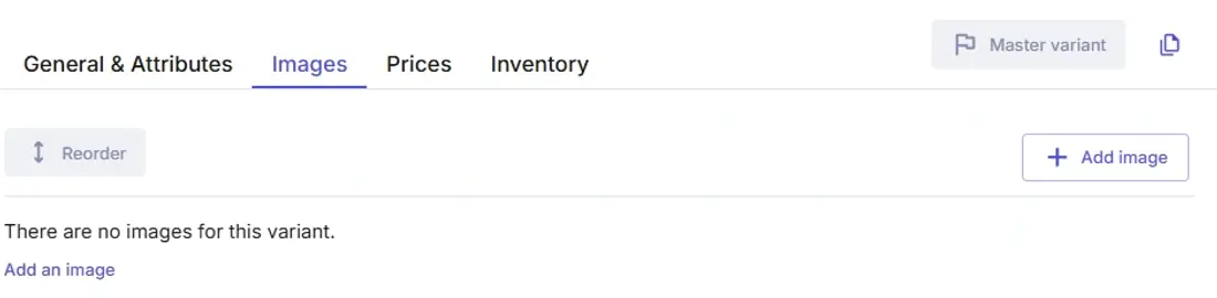 Images tab