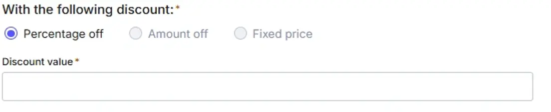 Discount effects