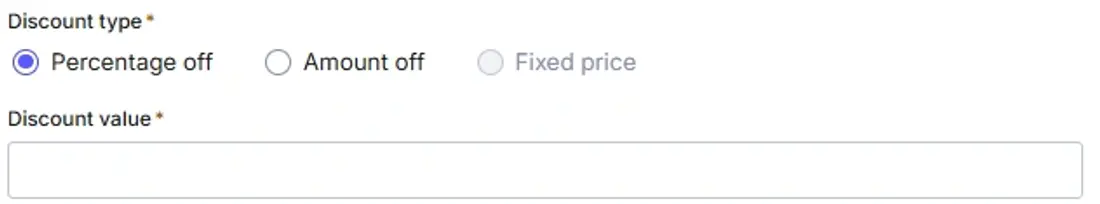 Discount effects