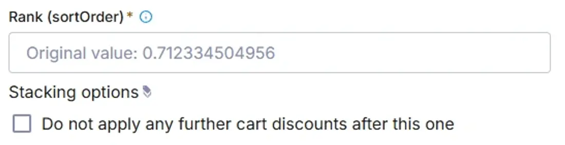 Duplicating a discount