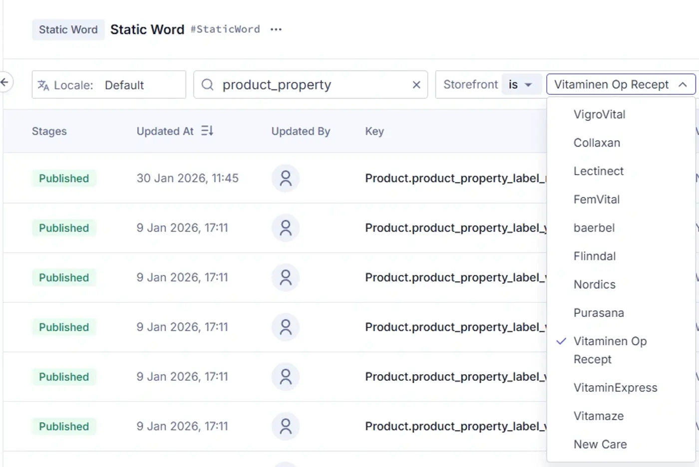 Editing Properties