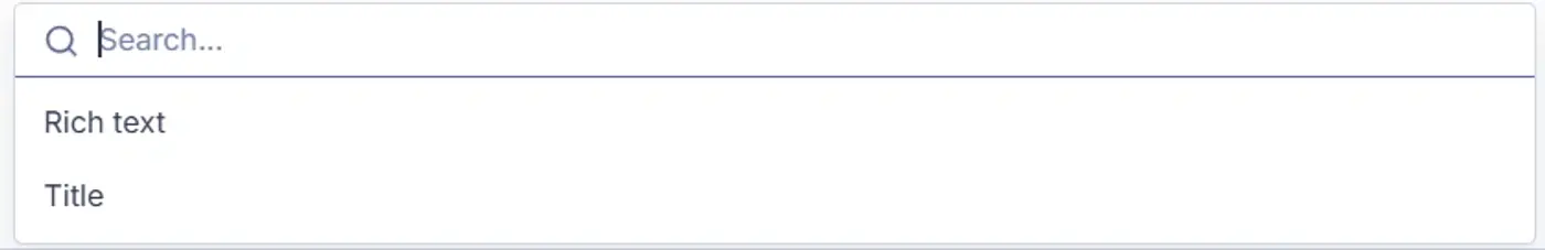 Use the “+ Add component”