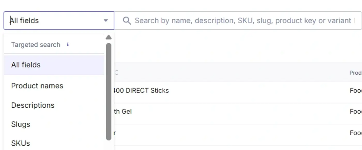 Search bar
