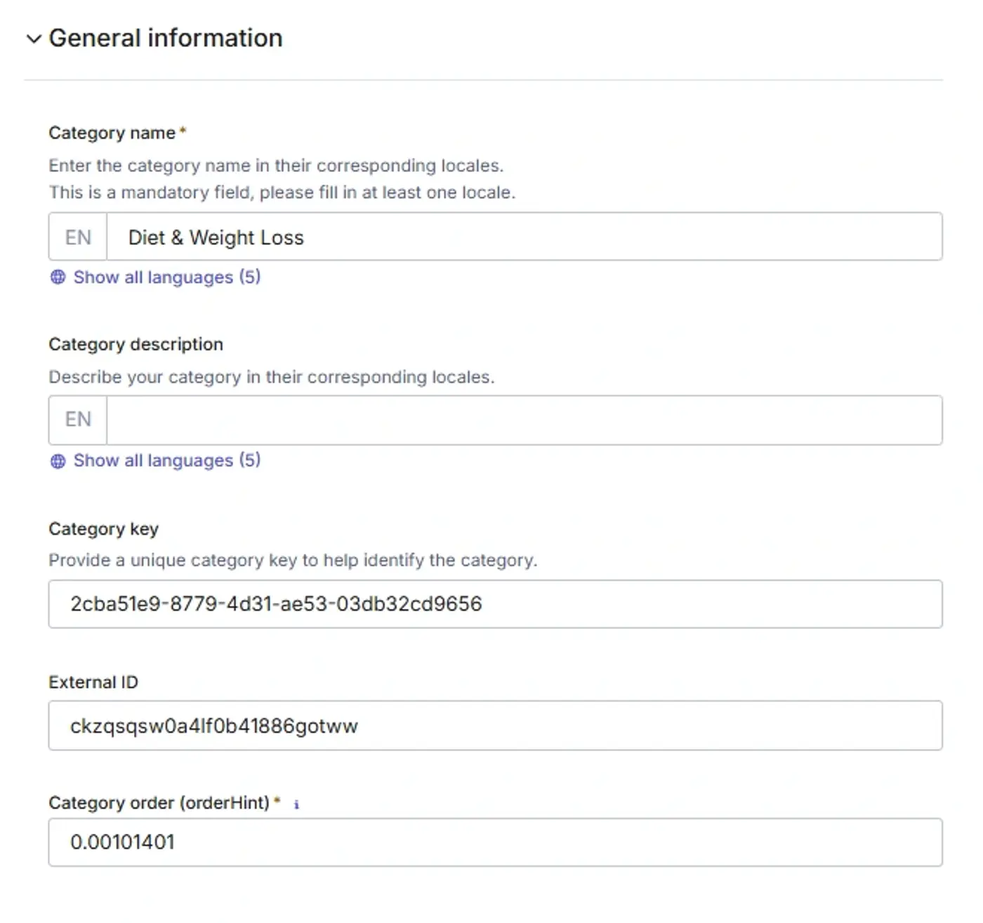General information