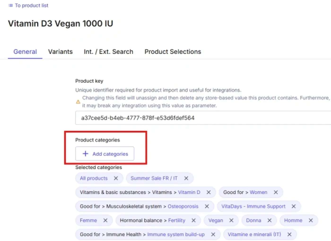 Adding Products