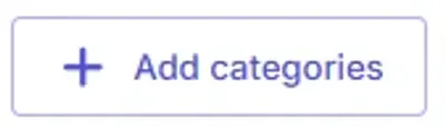 Add categories button