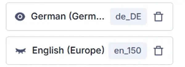 Localizations