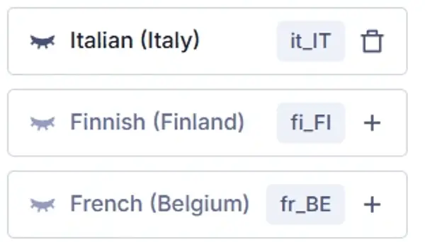 Adding Locales