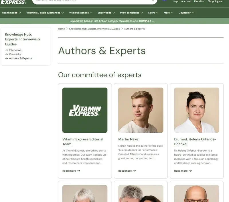 Blog Type Authors