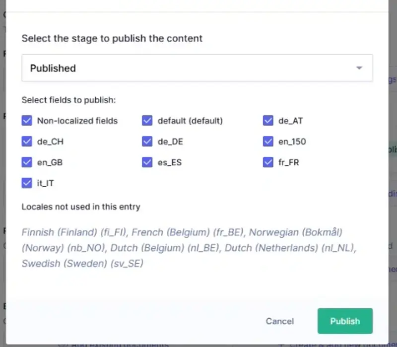Save & Publish