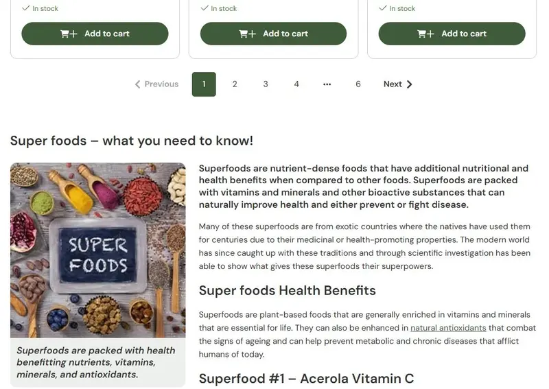 Main Content Section