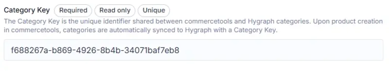 Category Key