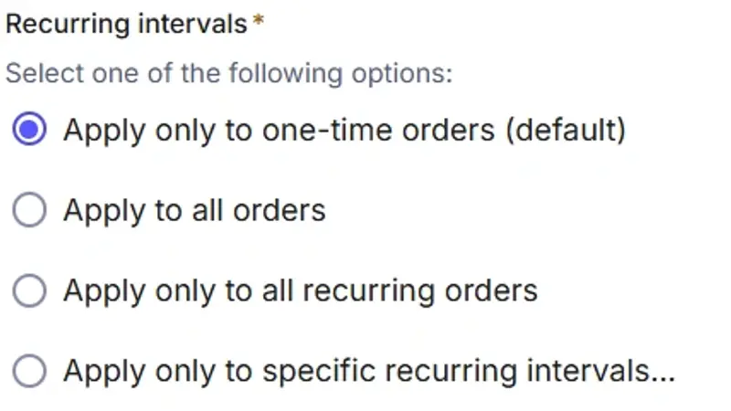 Recurring Intervals