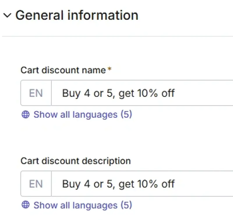 Discounts