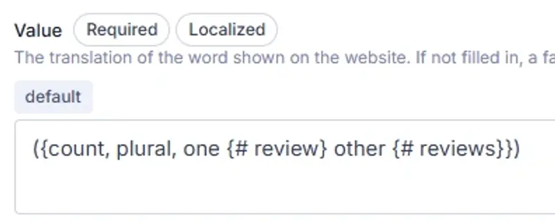 Singular & Plural