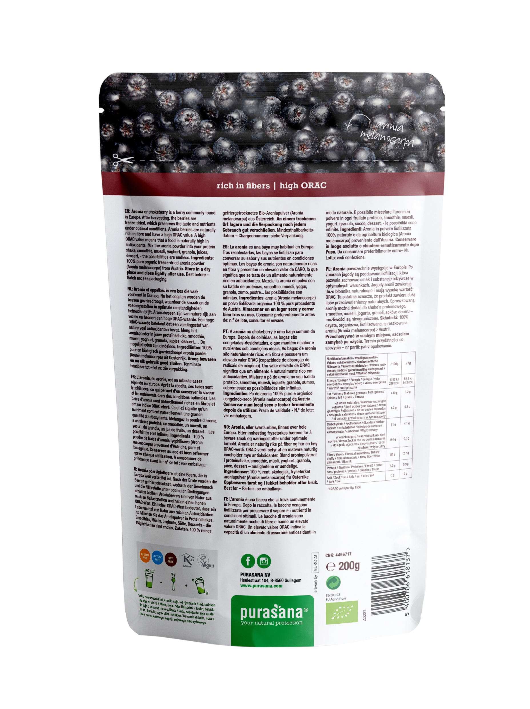 Thumbnail - Veganes Bio Aronia Pulver